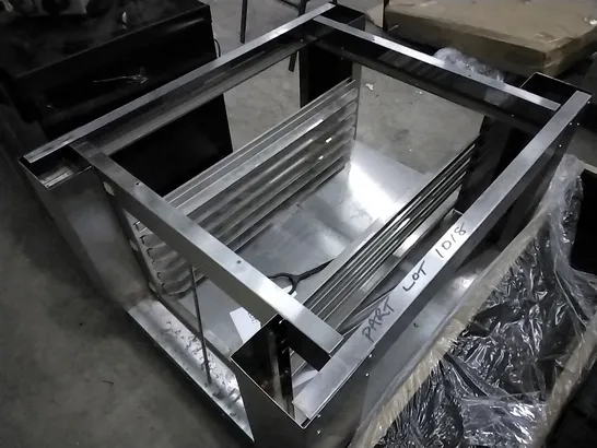 BASE UNIT FOR CATERING MACHINE WITH TRAY UNDER STORAGE 