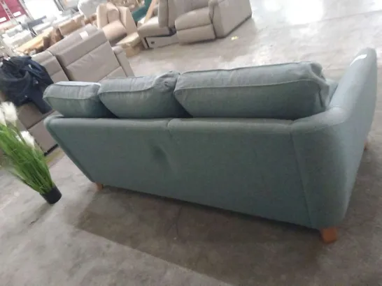 DESIGNER G PLAN VINTAGE 68 SHERBERT TEAL FABRIC LARGE SOFA