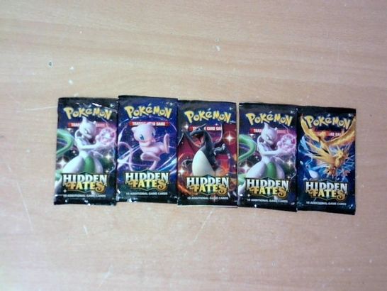 LOT OF APPROXIMATELY 5 UNOPENED PACKS OF POKEMON CARDS