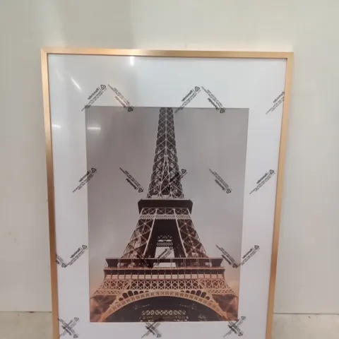 BOXED FRAMED EIFFEL TOWER - GOLD FRAME 