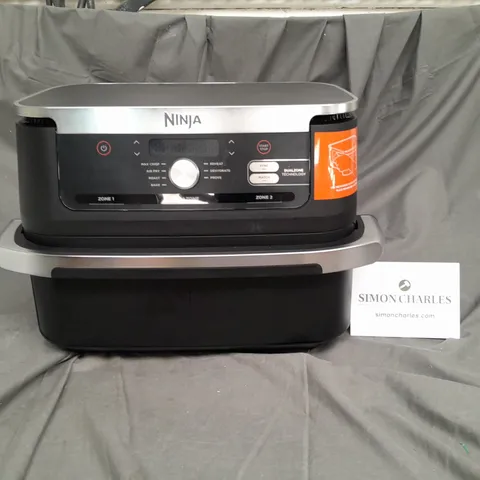 BOXED NINJA10.4L FOODI FLEXDRAWER DUAL AIR FRYER IN BLACK AF500UK