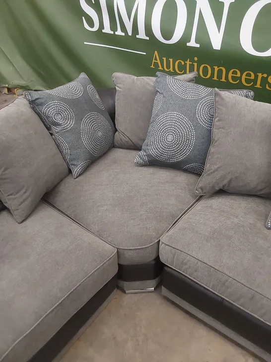 DANUBE 5-SEATER CORNER SOFA WITH SCATTER CUSHIONS 