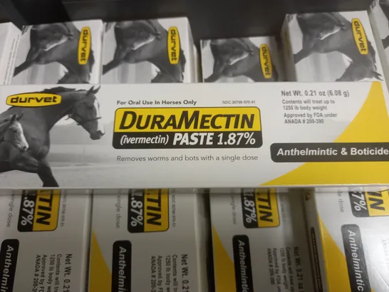 LOT OF 36 DURVET DORAMECTIN IVERMECTIN PASTE 1.87%