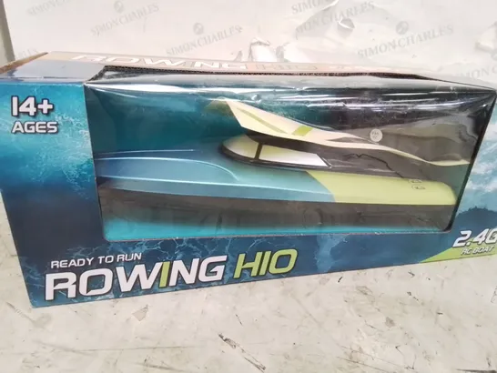 BOXED READY TO RUN ROWING HIO 2.4G RC MODEL BOAT