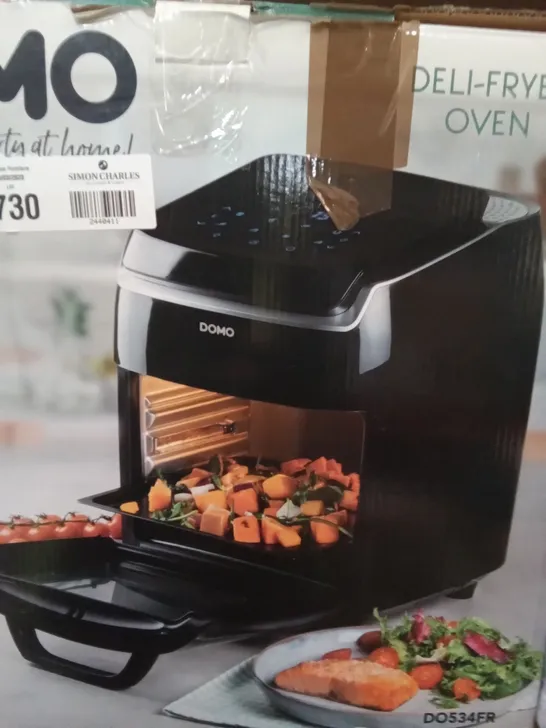 BOXED DOMO DELI FRYER MULTIFUNCTIONAL OVEN