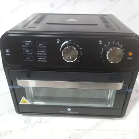 BOXED COOK'S ESSENTIAL 21-LITRE AIRFRYER OVEN IN BLACK 