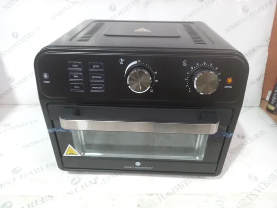 BOXED COOK'S ESSENTIAL 21-LITRE AIRFRYER OVEN IN BLACK 