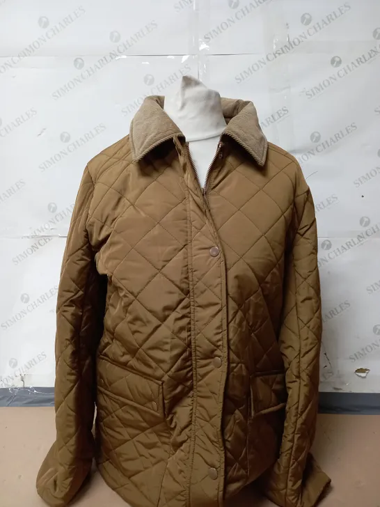 CENTIGRADE QUILTED JACKET IN MUSHROOM SIZE LARGE 