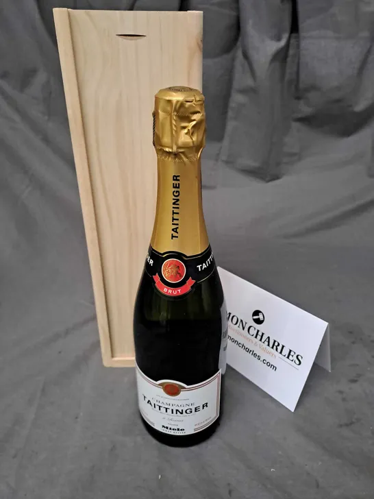 BOXED BRUT TATTINGER CHAMPAGNE 750ML - COLLECTION ONLY 