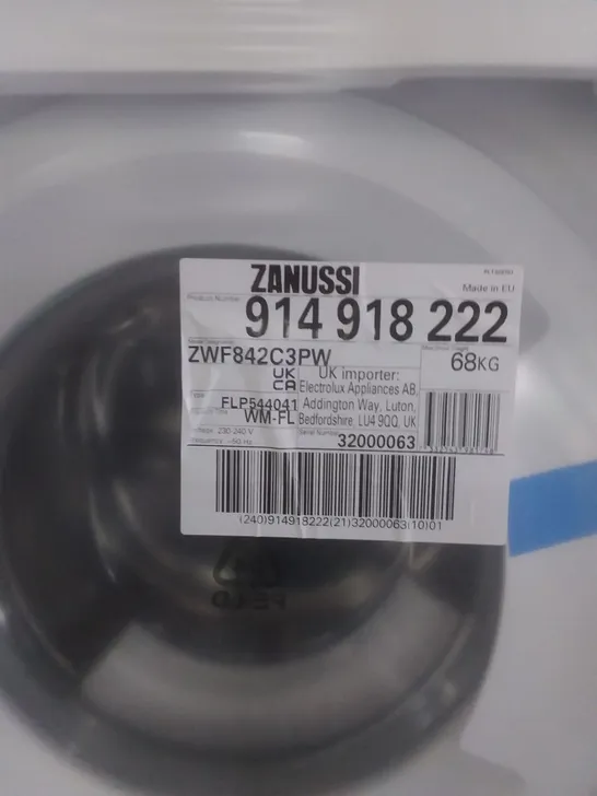 ZANUSSI ZWF842C3PW WASHING MACHINE RRP £434.00