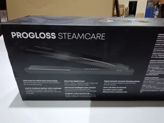 BOXED REVAMP PROGLOSS STEAMCARE CERAMIC STRAIGHTENER ST-1600-GB