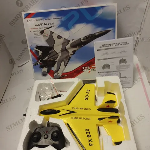 BOXED MINOTAUR FX REMOTE CONTROL AIRCRAFT WITH REMOTE CONTROL, BATTERY, USB CABLE, ACCESSORIES AND INSTRUCTIONS