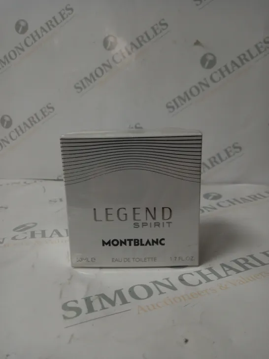 MONTBLANC LEGEND SPIRIT EAU DE TOILETTE 50ML - SEALED 