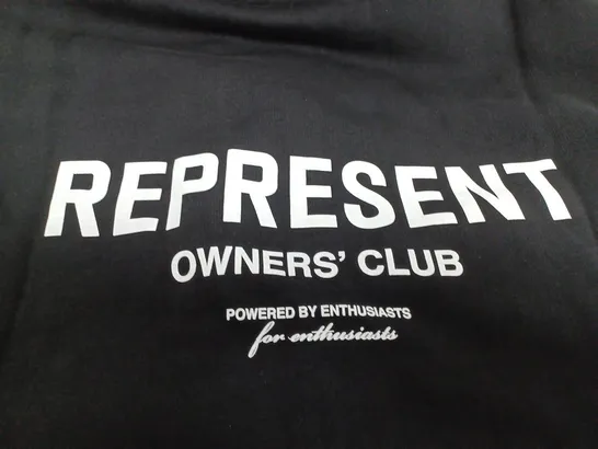 XL REPRESENT BLACK HOODIE 