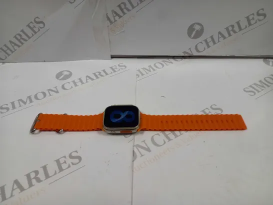 SMART WATCH ULTRA 8 49MM ORANGE BAND UNBOXED