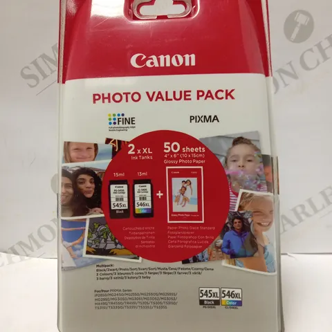 CANON PG-545XL/CL-546XL INKJET CARTRIDGES