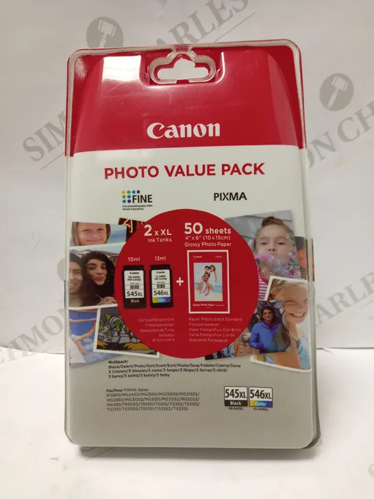 CANON PG-545XL/CL-546XL INKJET CARTRIDGES