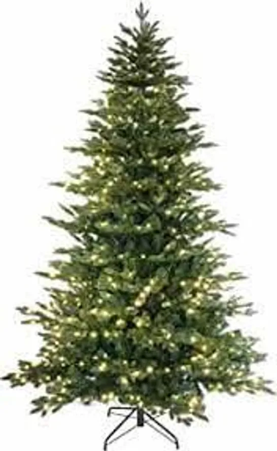 7FT FRASER FIR UPSWEPT PRE-LIT MIXED TIPS CHRISTMAS TREE COLLECTION ONLY RRP £219.99