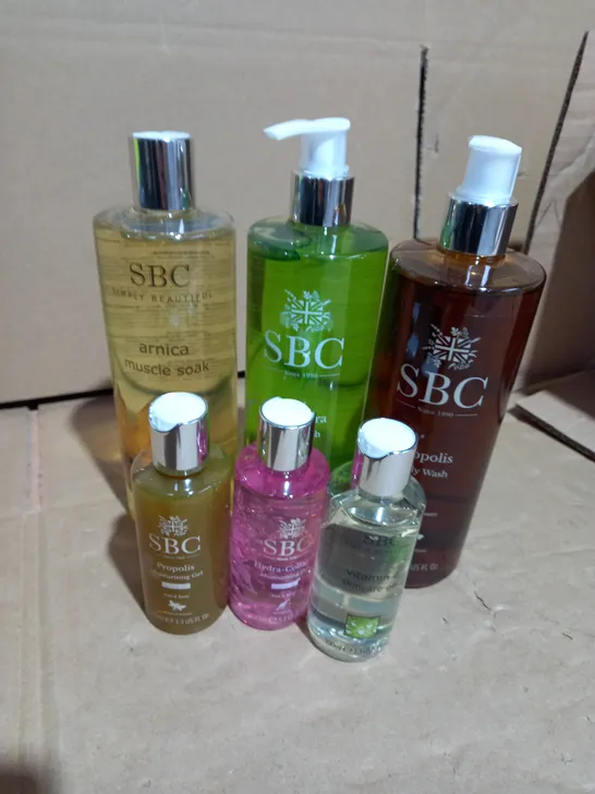 SBC BATH AND BODY BUNDLE 6 ITEMS 