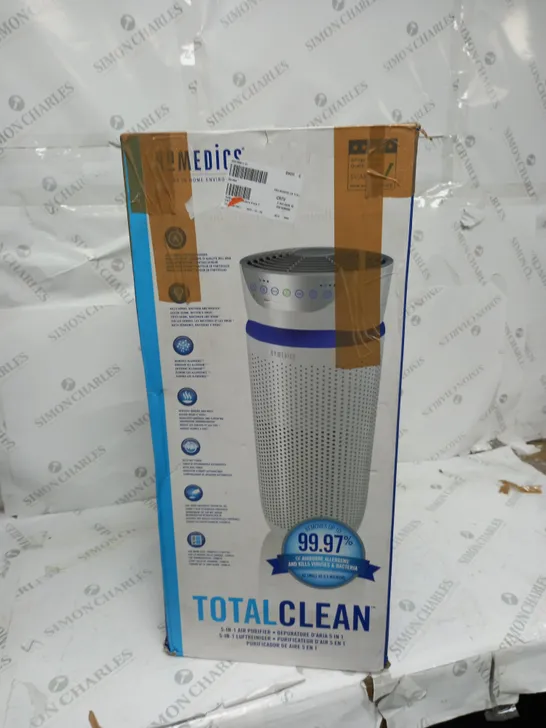 HOMEDICS TOTAL CLEAN WHITE AIR PURIFIER