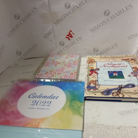 LOT OF ASSORTED ITEMS TO INCLUDE CALENDERS, DIARYS AND BOOKS