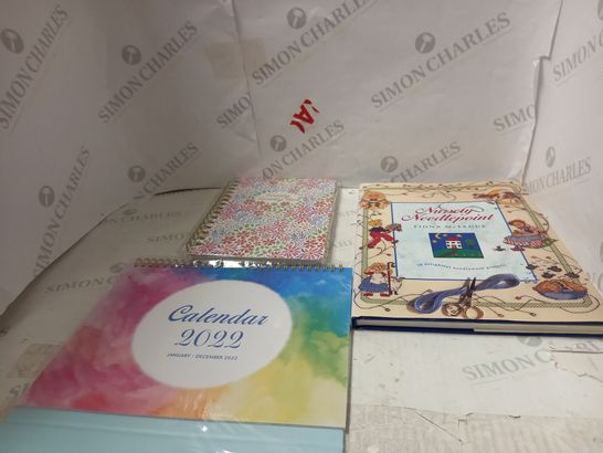 LOT OF ASSORTED ITEMS TO INCLUDE CALENDERS, DIARYS AND BOOKS