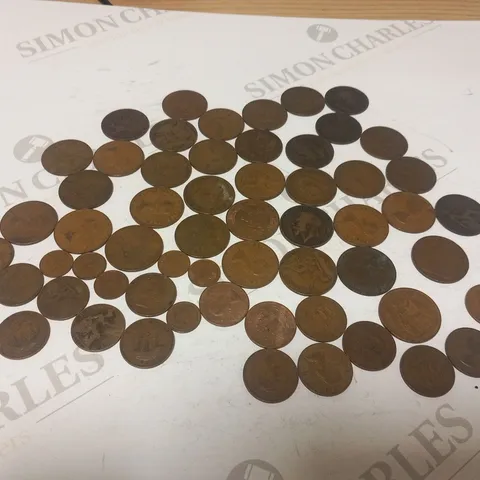 LARGE COLLECTION OF ASSORTED UK PENNY'S AND HALF PENNYS