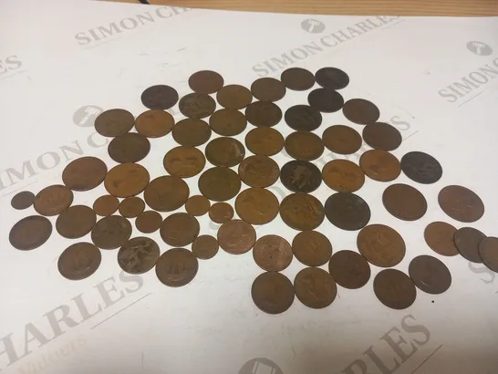 LARGE COLLECTION OF ASSORTED UK PENNY'S AND HALF PENNYS