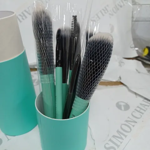 MAKEUP BRUSH SET TURQUISE