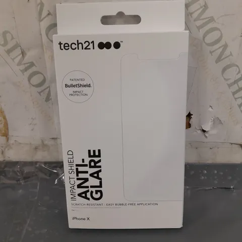 APPROXIMATELY 100 TECH21 IMPACT SHIELD WITH ANTI-GLARE FOR IPHONE X   - COLLECTION ONLY