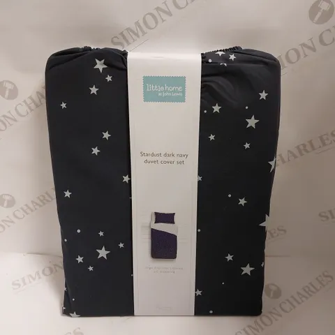 JOHN LEWIS LITTLE HOME STARDUST DARK NAVY DUVET COVER SET 