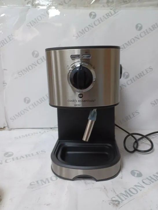 BOXED COOK'S ESSENTIALS PUMP ESPRESSO COFFEE MACHINE