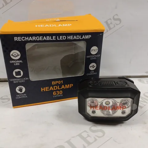 BOXED RECHARGEABLE LED HEAD LAMP 