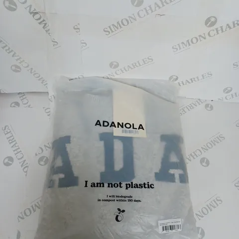 BAGGED ADANOLA OVERSIZED KNIT SWEATSHIRT SIZE L