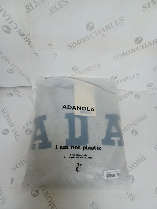 BAGGED ADANOLA OVERSIZED KNIT SWEATSHIRT SIZE L