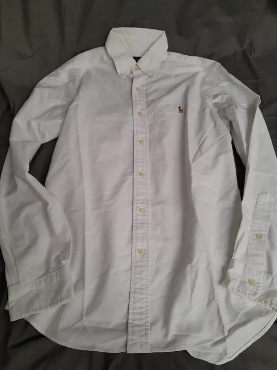 RALPH LAUREN SLIM FIT SHIRT IN WHITE - MEDIUM