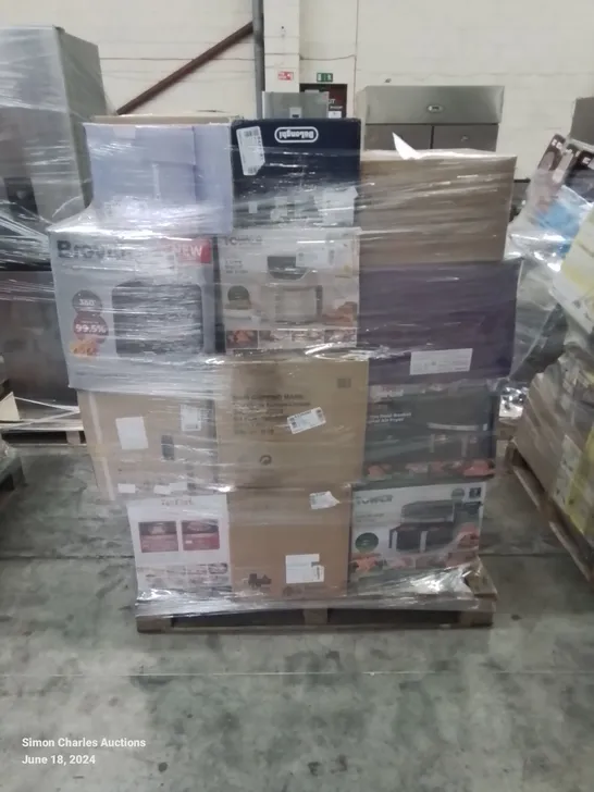 PALLET OF APPROXIMATELY 24 UNPROCESSED RAW RETURN HOUSEHOLD AND ELECTRICAL GOODS TO INCLUDE;