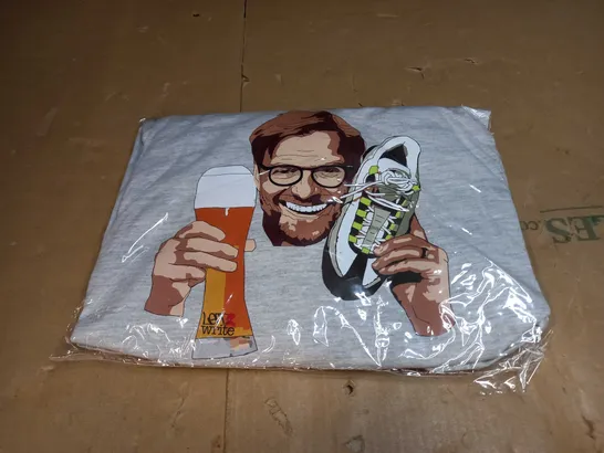 LEFT 2 WRITE JURGEN KLOPP T-SHIRT SIZE UNSPECIFIED