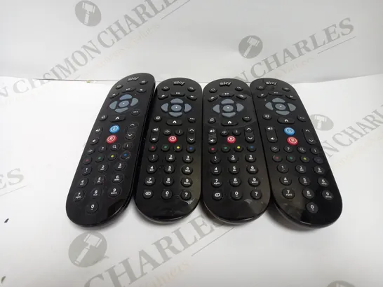 LOT OF 4 ASSORTED SKY REMOTE CONTROLS 