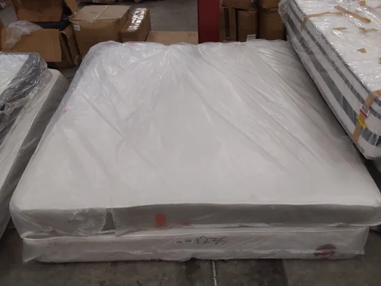 QUALITY BAGGED 6FT SUPERKING HYBRID MEMORY NATURAL OPEN COIL MATTRESS 