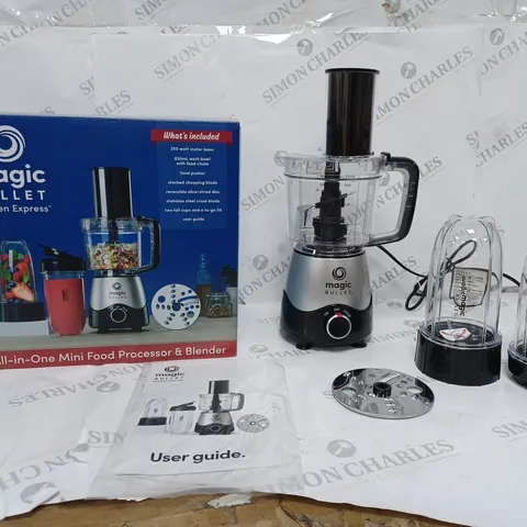 BOXED MAGIC BULLET KITCHEN EXPRESS ALL-IN-ONE MINI FOOD PROCESSOR & BLENDER