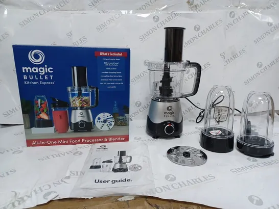 BOXED MAGIC BULLET KITCHEN EXPRESS ALL-IN-ONE MINI FOOD PROCESSOR & BLENDER