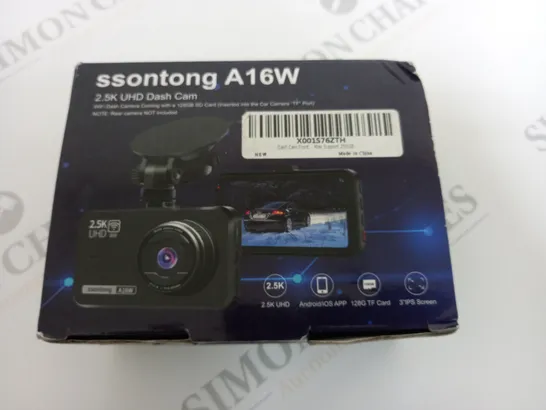 SSONTONG A16W 2.5K UHD DASH CAM