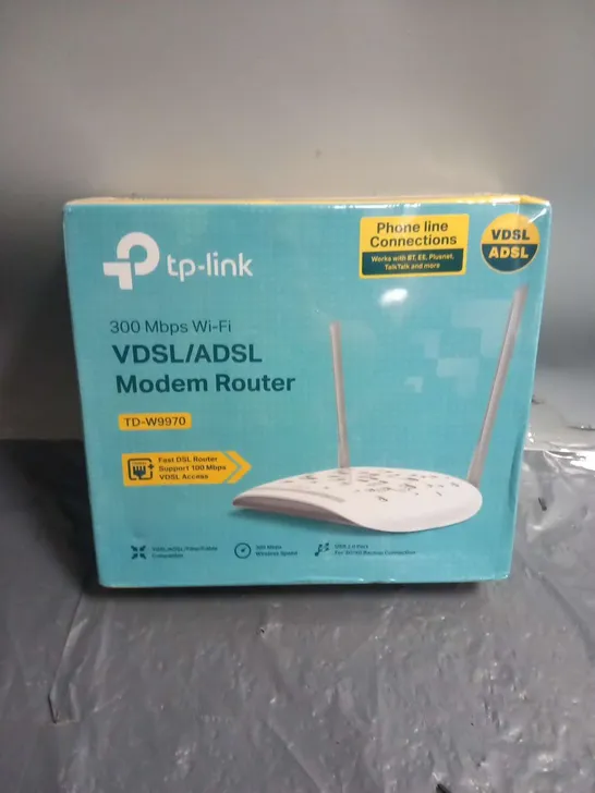 BOXED AND SEALED TP-LINK 300 MBPS WI-FI VDSL/ADSL MODEM ROUTER