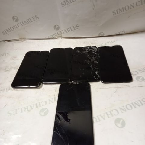 LOT OF 5 IPHONE XR LCD SCREENS ONLY 