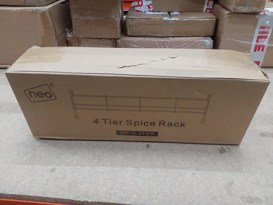 BOXED NEO 4-TIER SPICE RACK 