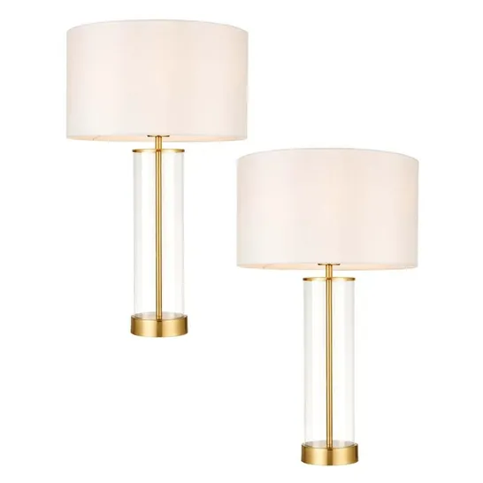 BOXED NEW LONDON 57CM TABLE LAMP (SET OF 2, 1 BOX)