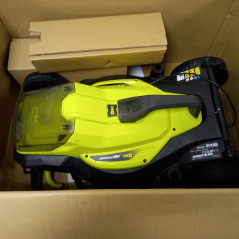 RYOBI 18V ONE+ CORDLESS 33CM LAWNMOWER AND TRIMMER