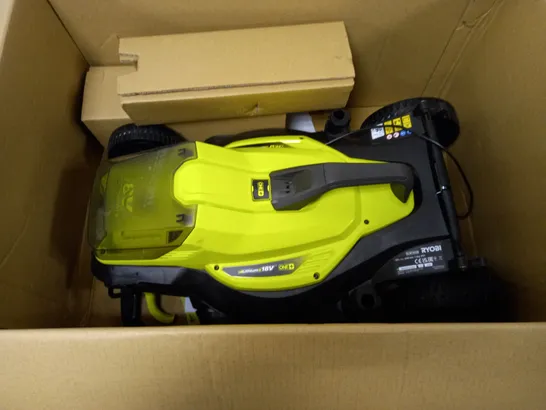 RYOBI 18V ONE+ CORDLESS 33CM LAWNMOWER AND TRIMMER