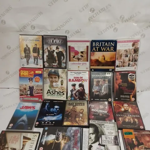 LOT TO CONTAIN 20 ASSORTED DVD'S & FILMS, INCLUDES SHAWSHANK REDEMPTION, BAY BOYS II, HOT FUZZ ETC 